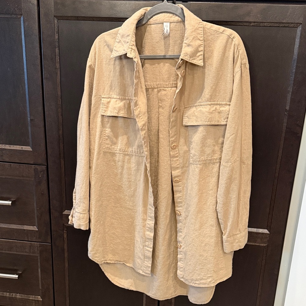 Only Tan Utility Jacket for Women